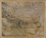 Raphaël (dit), Sanzio Raffaello (1483-1520)Tête de jeune homme, de profil vers la droite(C) RMN-Grand Palais (musée du Louvre) - @Michèle Bellot