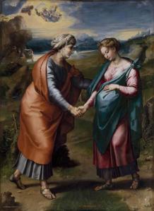 Romano et Penni (?), V.1517, la visitation, © Museo nacional del Prado, Madrid